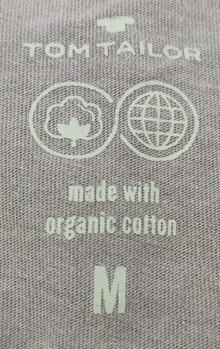 Tom Tailor Damen T-Shirt grün mit Muster Gr. M  - Bild 5