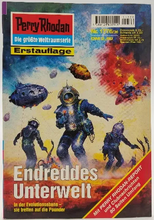 Romanheft Perry Rhodan Endreddes Unterwelt Erstauflage Nr.1776 - Bild 1