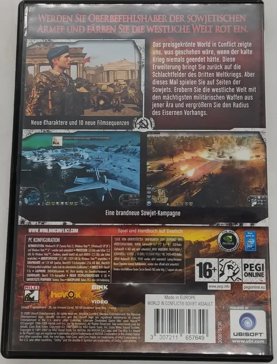 PC Game DVD-ROM World in Conflict 