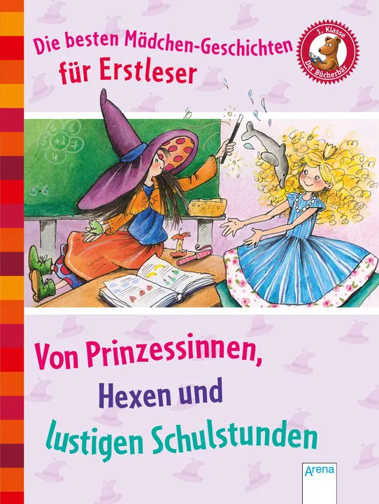 Die besten Mädchen-Geschichten für Erstleser. Von Prinzessinnen, Hexen und lustigen Schulstunden - Achim Bröger,Erhard Dietl, KNISTER - Bild 1