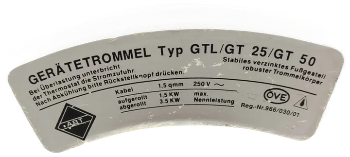 ABT Kabeltrommel/Gerätetrommel mit grünem XLR-Kabel Typ GLT/GT 25/GT 50 - Bild 4