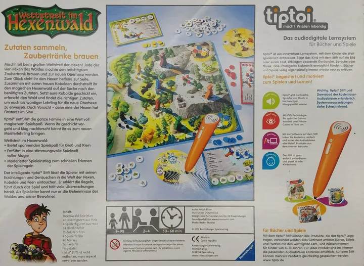 tiptoi®  Wettstreit im Hexenwald - Gesellschaftsspiel - RAVENSBURGER  - Bild 2
