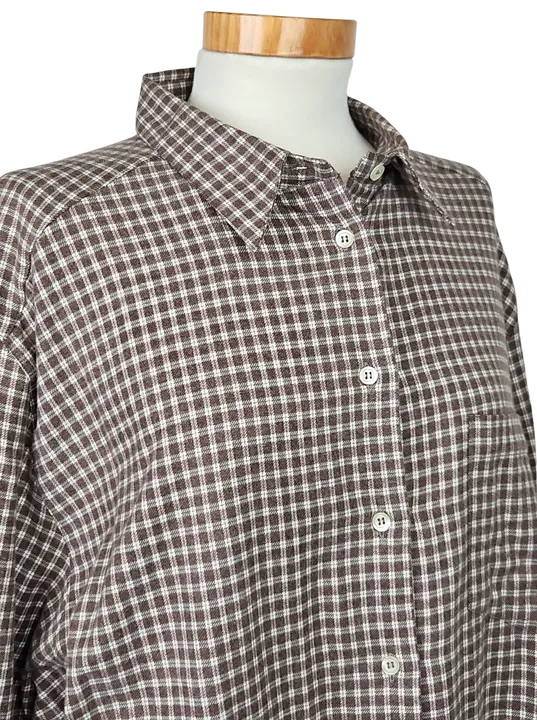 Mauro Aureli Vintage Damen Hemd, grün - Gr. 46 - Bild 4