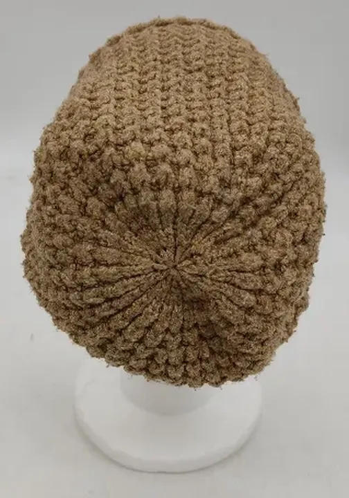 TCM Damenstrickhaube/mütze in beige - Bild 3