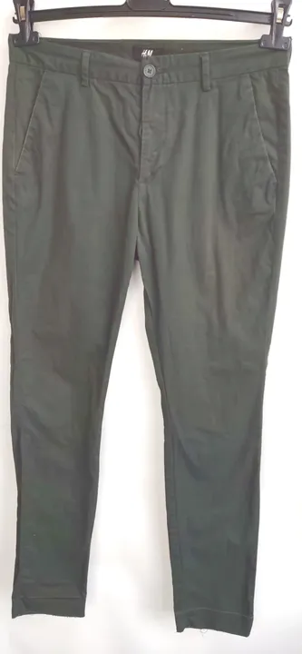 H&M Herren - Chinohose olivgrün, - 46 - Bild 4