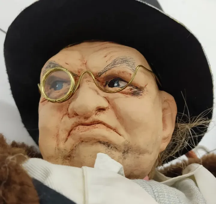 Bürgermeister Marionette aus dem Böhmisches Puppentheater Höhe ca 52cm - Bild 3