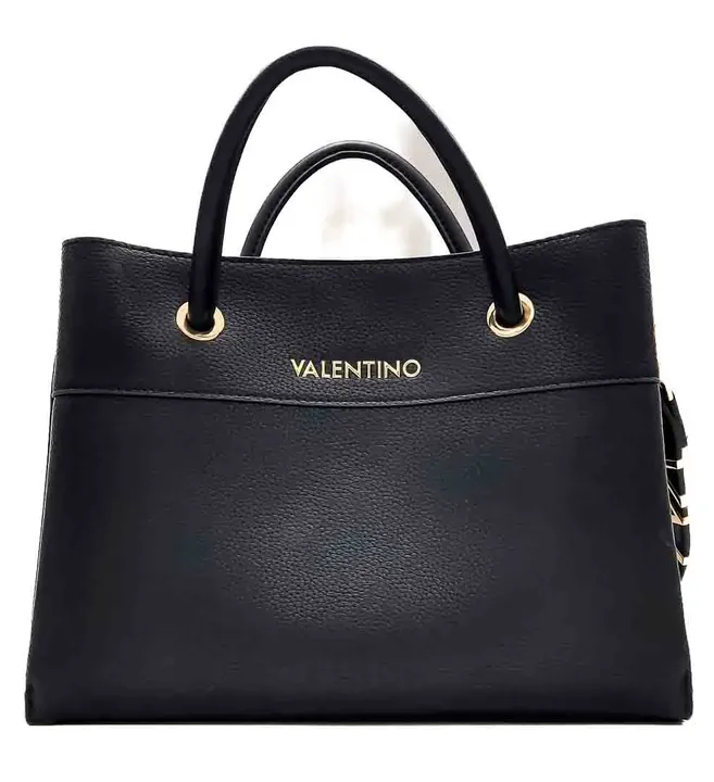  Mario Valentino Handtasche in schwarz mit Logo-Trageriemen - Bild 1