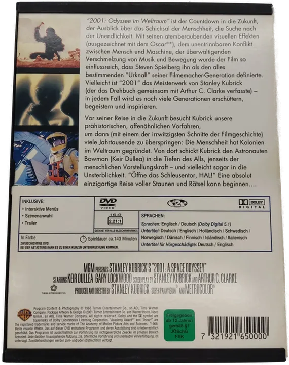 DVD Stanley Kubricks 2001: Odyssee im Weltraum  - Bild 2