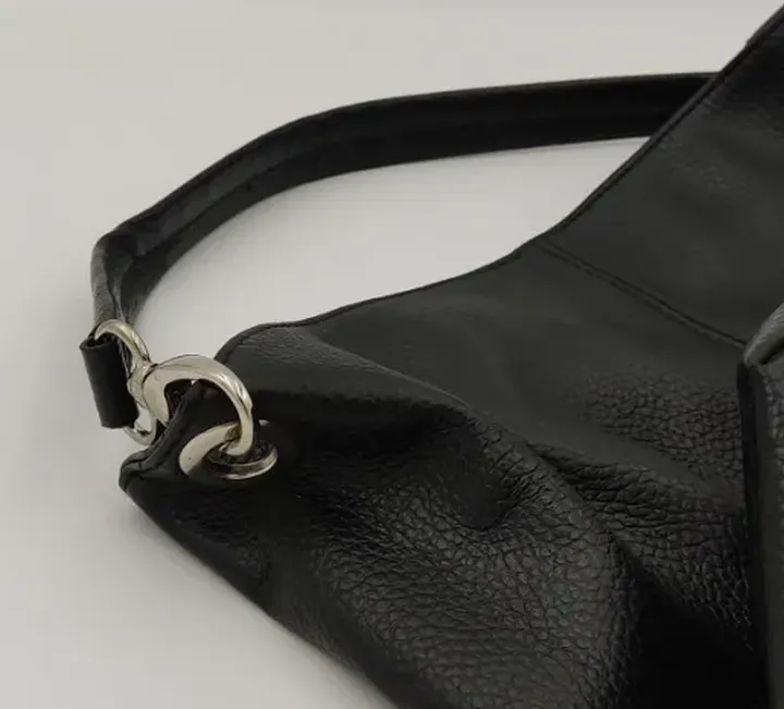 Damen Handtasche in Lederoptik schwarz  - Bild 3