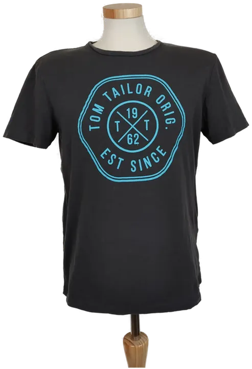 Tom Tailor Herren T-Shirt grau Gr. L - Bild 1