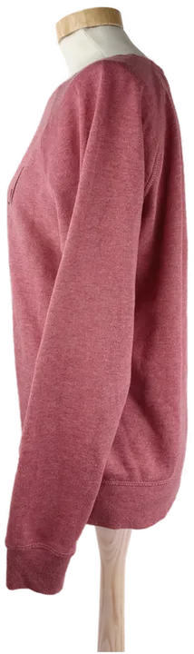 Pullover 'Amisu', langarm mit Rundhalsausschnitt, altrosa mit Aufdruck, Größe M - Bild 2