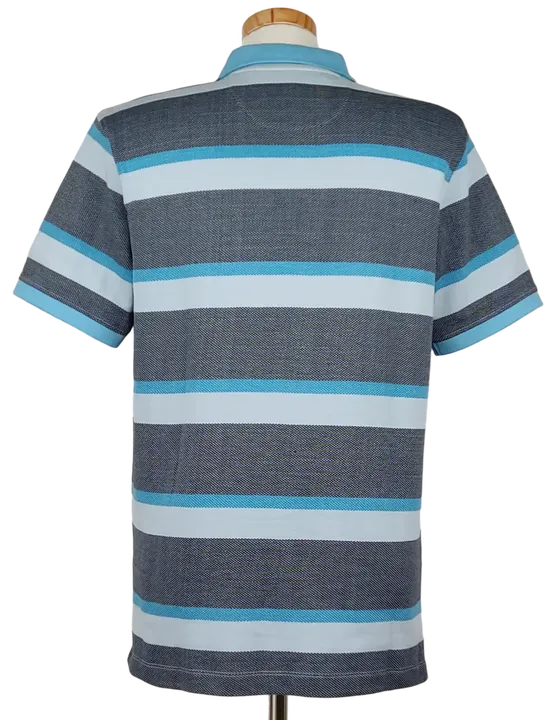 Baldessarini Herren Polo Shirt, blau - Gr. L  - Bild 2