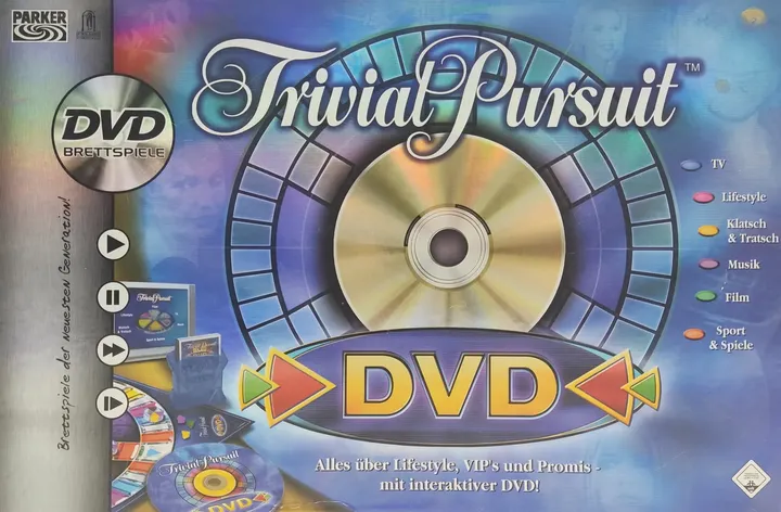 Trivial Pursuit - DVD Brettspiel - Parker - Bild 1