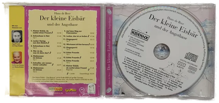 CD Hans de Beer - Der kleine Eisbär und der Angsthase, Hörspiel - Bild 3