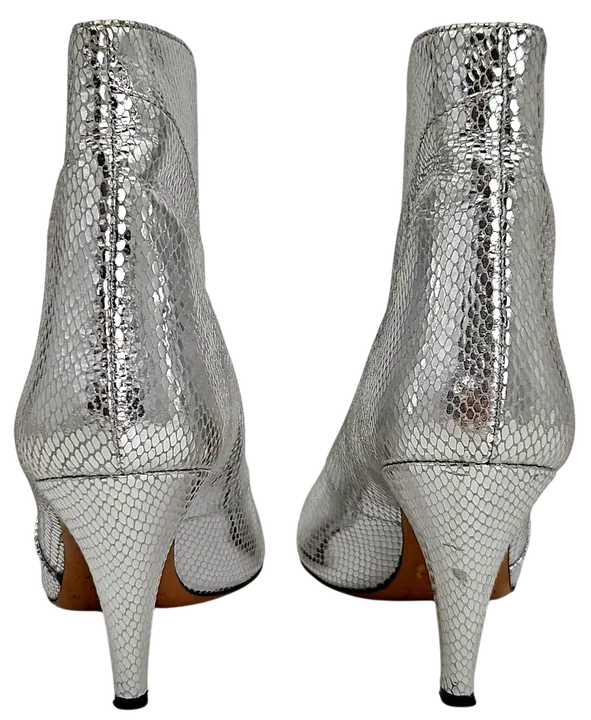 ISABEL MARANT Damen Stiefeletten, silber - Gr. 36 - Bild 4