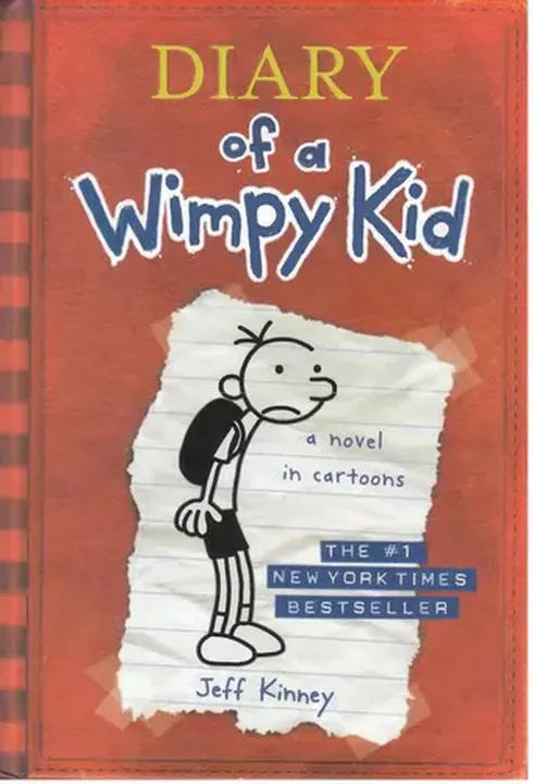 Buch Jeff Kinney - Diary of a Wimpy Kid - a novel in cartoons - Bild 1