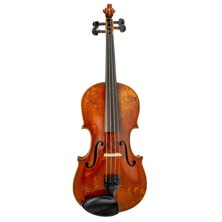 Musikinstrument Antike Vogtländische Manufakturgeige mit Modellbezeichnung ca. 1900 - Geige - Violine - Bild 3