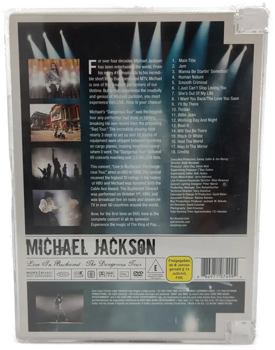 Michael Jackson: Live in Bucharest The Dangerous Tour DVD - Bild 2