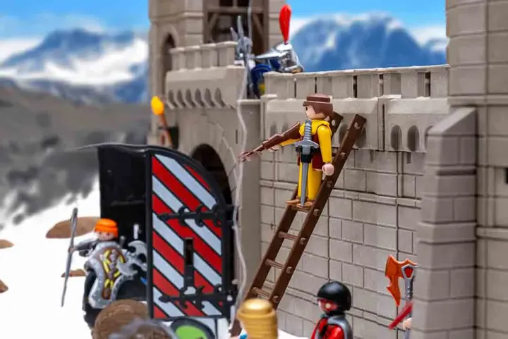 Playmobil Ritterburg mit 18 Figuren und Kleinteilen  - Bild 2