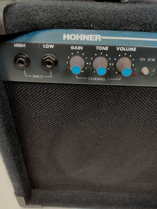 E-Gitarrenset mit Hohner Verstärker, Kabel und Seiko Stimmgerät - Bild 5
