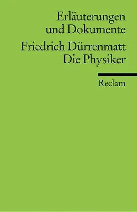 Die Physiker - Friedrich Durrenmatt - Bild 2