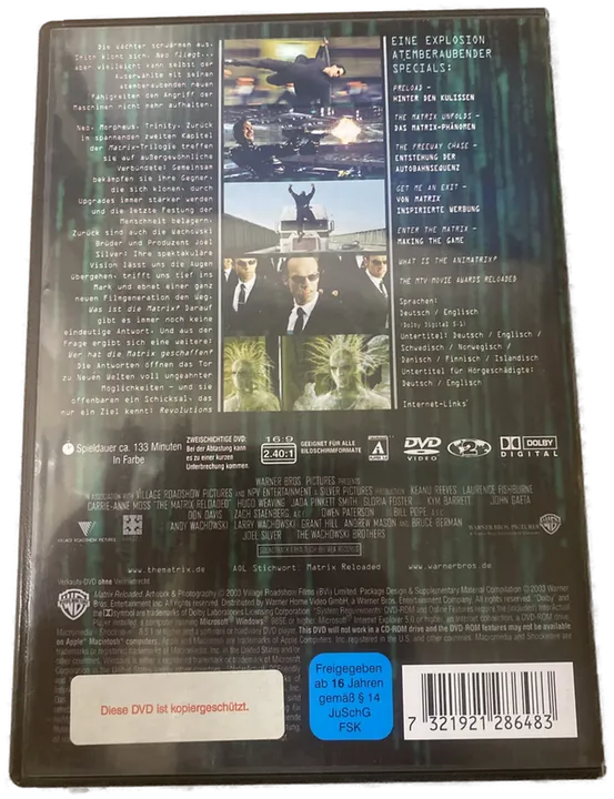 Matrix Reloaded - DVD - Bild 2