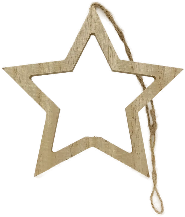 Weihnachtsdeko - Stern aus Holz  - Bild 4
