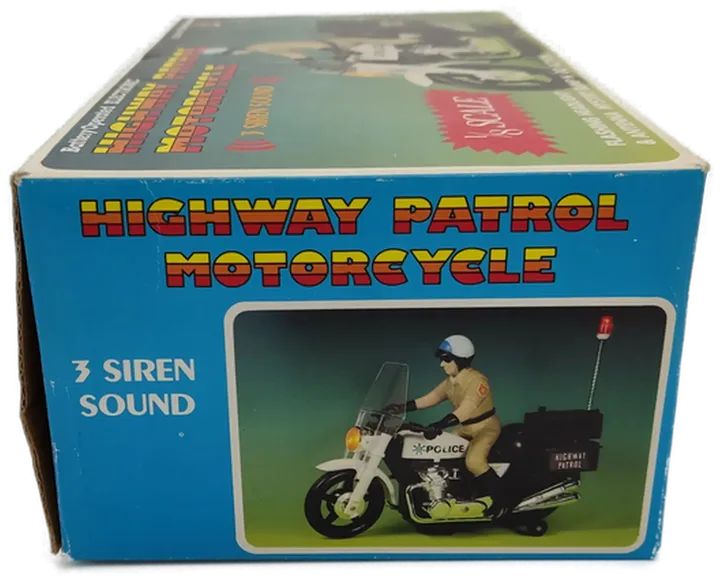 Highway Patrol Motorcycle - Vintage Toys - Bild 2