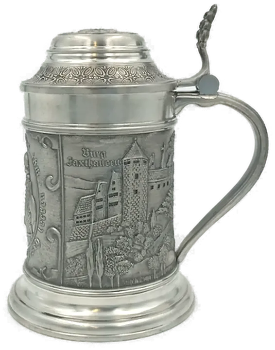 Zinnkrug mit Deckel - Götz von Berlichingen - Bild 1