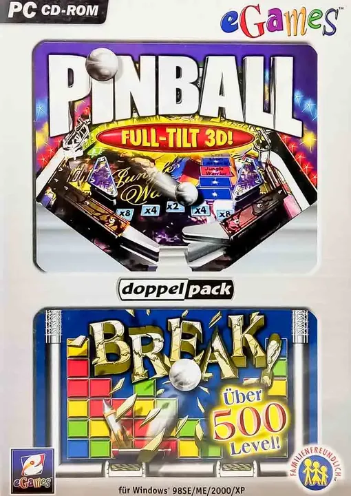 PC Game CD-ROM Pinball Full-Tilt 3D! und Break! - Bild 3