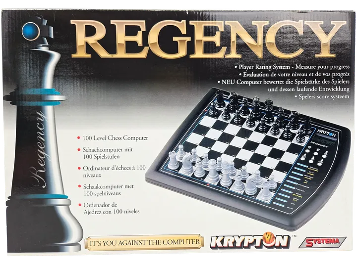 Regency Schachcomputer -  Vintage Gesellschaftsspiel - Krypton - Bild 1