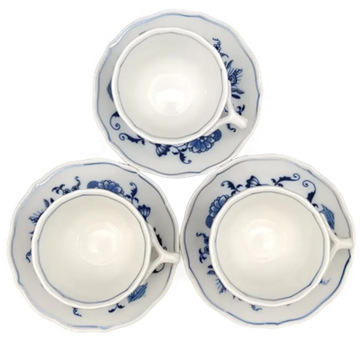 Blue Danube Espresso Set (3 Tassen + 3 Untertassen) - Bild 2