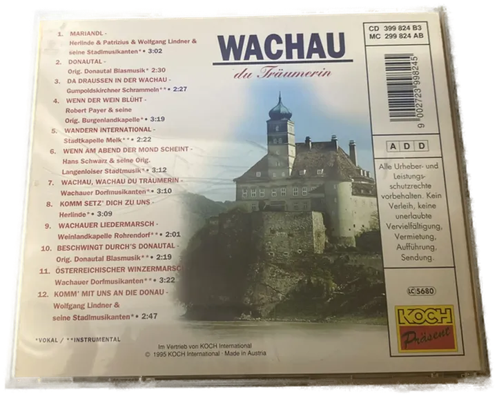 Wachau - Du Träumerin - CD - Bild 2