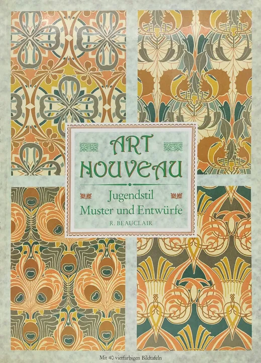 Art Nouveau, Jugendstil Muster und Entwürfe - René Beauclair - Bild 1