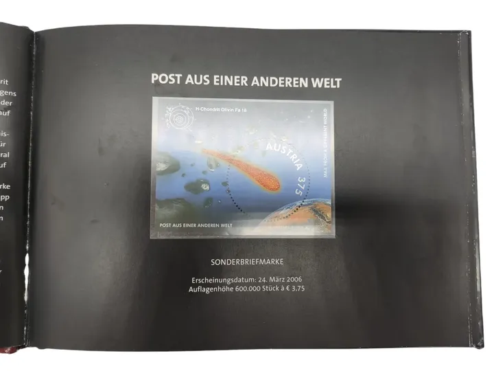 Briefmarkenbuch „Post aus einer anderen Welt“ - Rote Edition - Bild 2