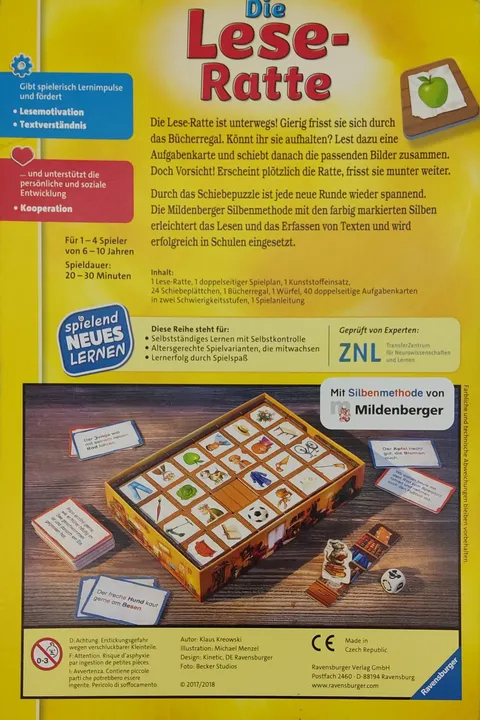 Die Leseratte - Lernspiel - RAVENSBURGER - Bild 2