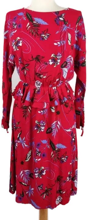 MANGO Damen Kleid rot gemustert - S - Bild 1