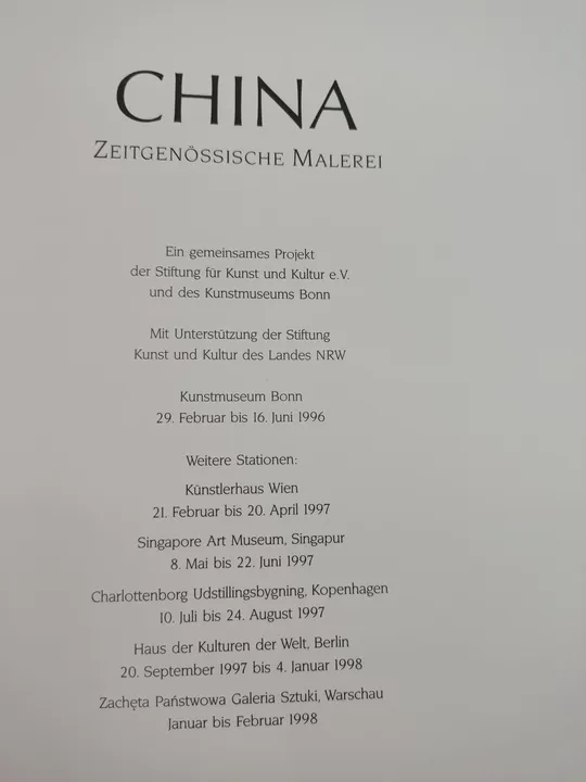 China. Zeitgenössische Malerei - Dieter Ronte, Walter Smerling, Evelyn Weiss - Bild 2