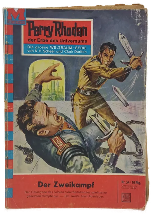 Romanheft Perry Rhodan Der Zweikampf Erstauflage Nr. 54 - Bild 1