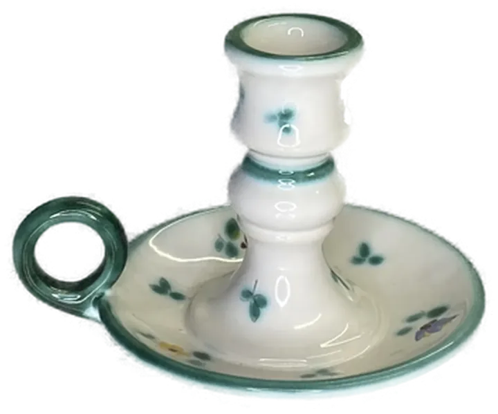 Gmundner Keramik - Kerzenständer klein - Streublumen  - Bild 1