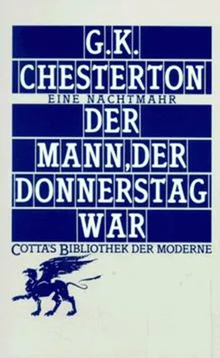 Der Mann, der Donnerstag war - Gilbert K. Chesterton - Bild 1