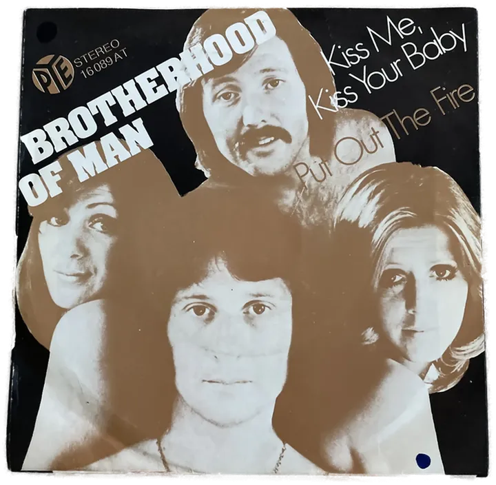 Singles Schallplatte - Brotherhood of Man - Kiss me, Kiss your Body - Bild 2