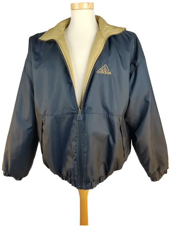 Adidas Herren-Wendejacke / dunkelblau-beige - S/46 - Bild 1