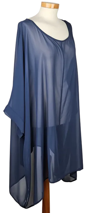 Ulla Popken Damen Tunika, blau - Gr. EU 58/60 - Bild 2