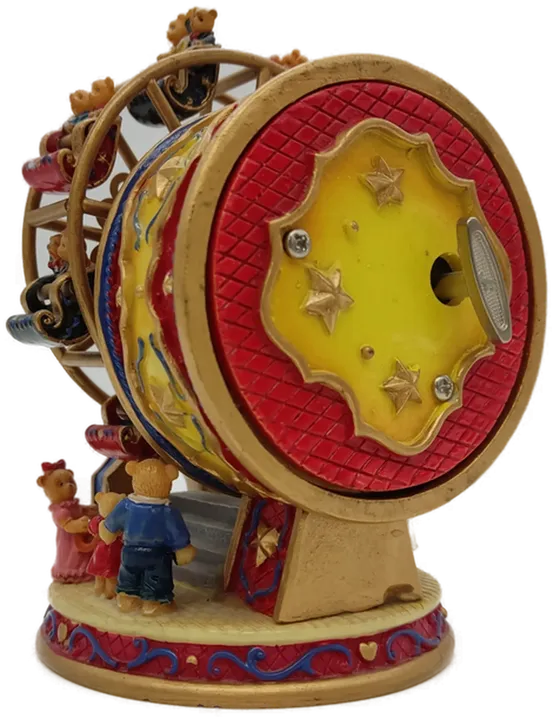 Riesenrad Spielbox Musikbox mit kleinen Bären zum Aufziehen - Bild 2