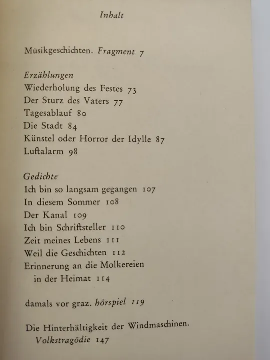 Im Inland und im Ausland auch. Prosa. Gedichte. Hörspiel. Theaterstück - G.F. Jonke - Bild 2