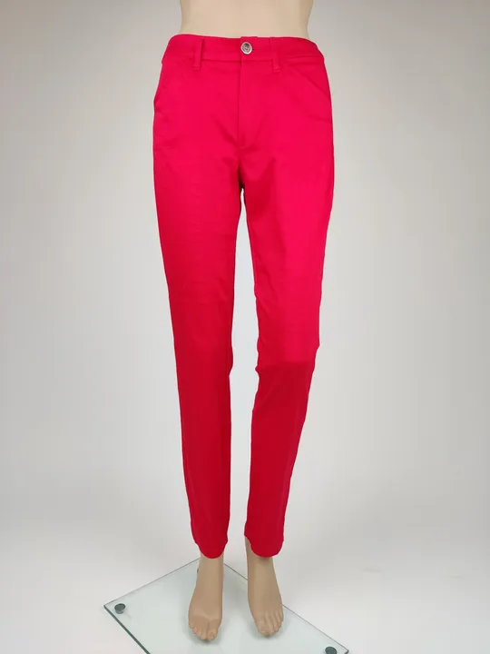 MANGO Damen Hose, rot - Gr. 36 - Bild 1