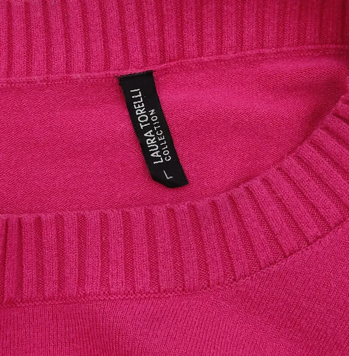 LAURA TORELLI Damen Pullover pink - L  - Bild 3