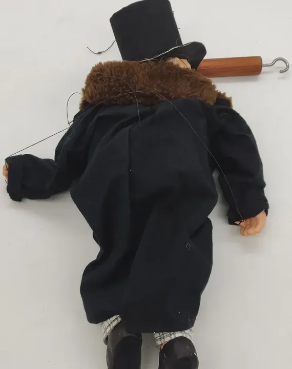 Bürgermeister Marionette aus dem Böhmisches Puppentheater Höhe ca 52cm - Bild 5