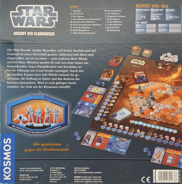 Star Wars, Angriff der Klonkrieger - Gesellschaftsspiel - Kosmos - Bild 2